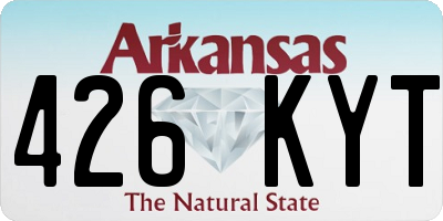 AR license plate 426KYT