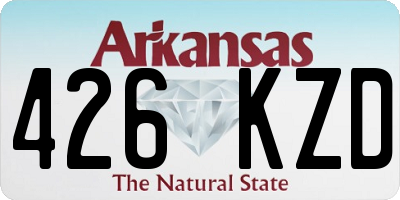 AR license plate 426KZD