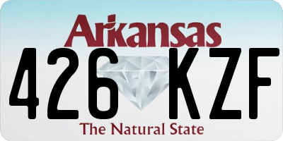 AR license plate 426KZF