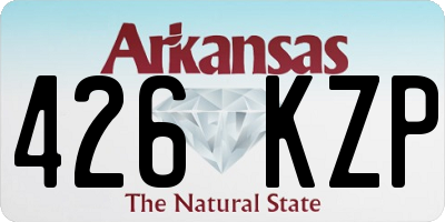 AR license plate 426KZP