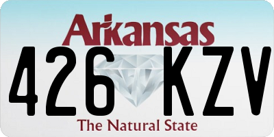 AR license plate 426KZV