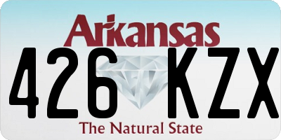 AR license plate 426KZX