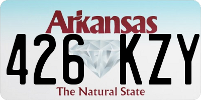 AR license plate 426KZY