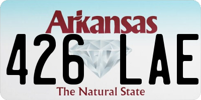 AR license plate 426LAE