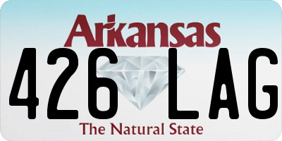 AR license plate 426LAG