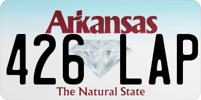 AR license plate 426LAP