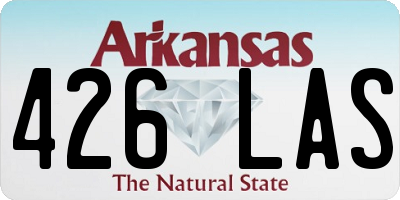 AR license plate 426LAS