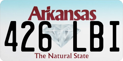AR license plate 426LBI