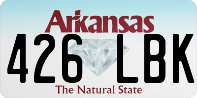 AR license plate 426LBK