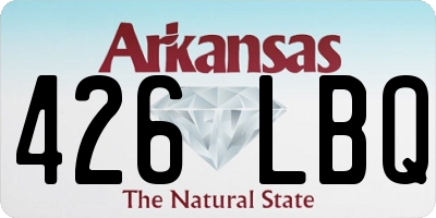 AR license plate 426LBQ