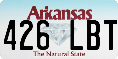 AR license plate 426LBT