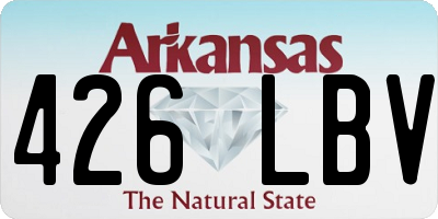 AR license plate 426LBV