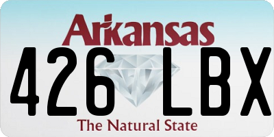AR license plate 426LBX