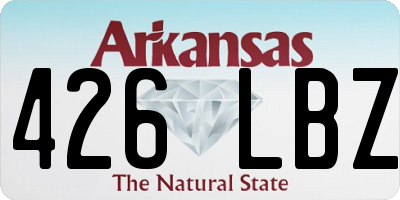 AR license plate 426LBZ