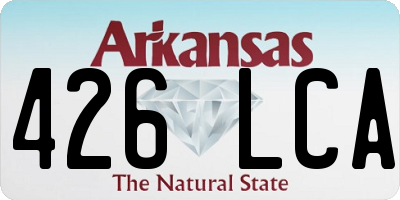 AR license plate 426LCA