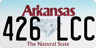 AR license plate 426LCC