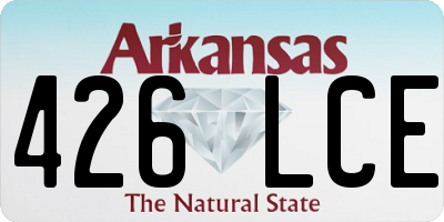 AR license plate 426LCE