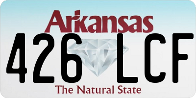 AR license plate 426LCF