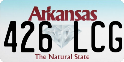 AR license plate 426LCG