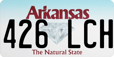 AR license plate 426LCH