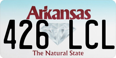 AR license plate 426LCL