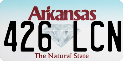 AR license plate 426LCN