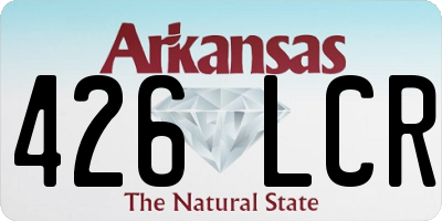 AR license plate 426LCR