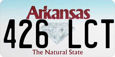 AR license plate 426LCT
