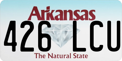 AR license plate 426LCU