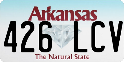 AR license plate 426LCV