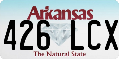 AR license plate 426LCX