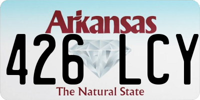 AR license plate 426LCY