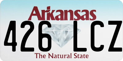 AR license plate 426LCZ
