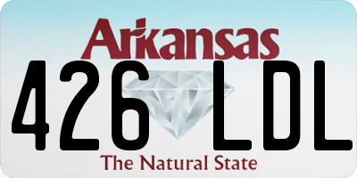 AR license plate 426LDL