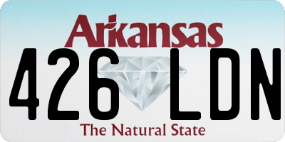 AR license plate 426LDN