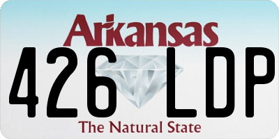 AR license plate 426LDP
