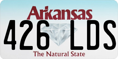 AR license plate 426LDS