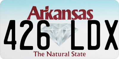 AR license plate 426LDX