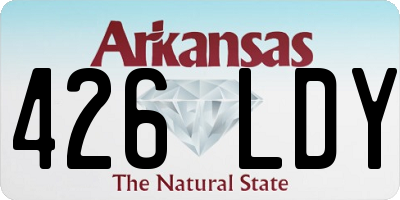 AR license plate 426LDY