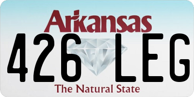 AR license plate 426LEG