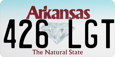 AR license plate 426LGT
