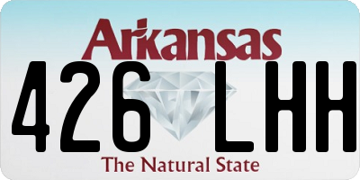 AR license plate 426LHH