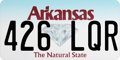AR license plate 426LQR