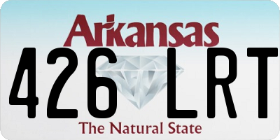 AR license plate 426LRT