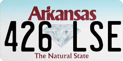 AR license plate 426LSE