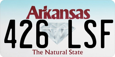 AR license plate 426LSF