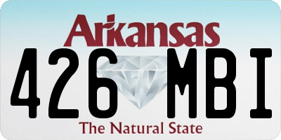 AR license plate 426MBI