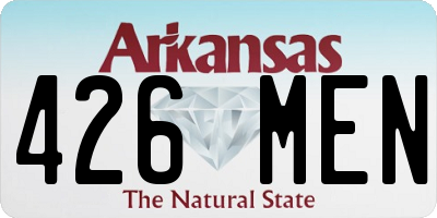 AR license plate 426MEN
