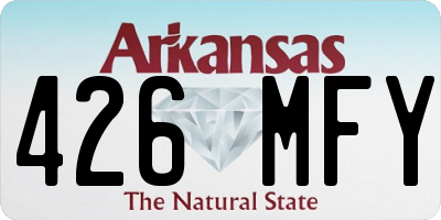 AR license plate 426MFY