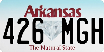 AR license plate 426MGH